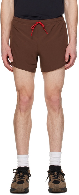Photo: District Vision Brown 5in Training Shorts