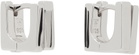 Tom Wood Silver Step Huggies Earrings