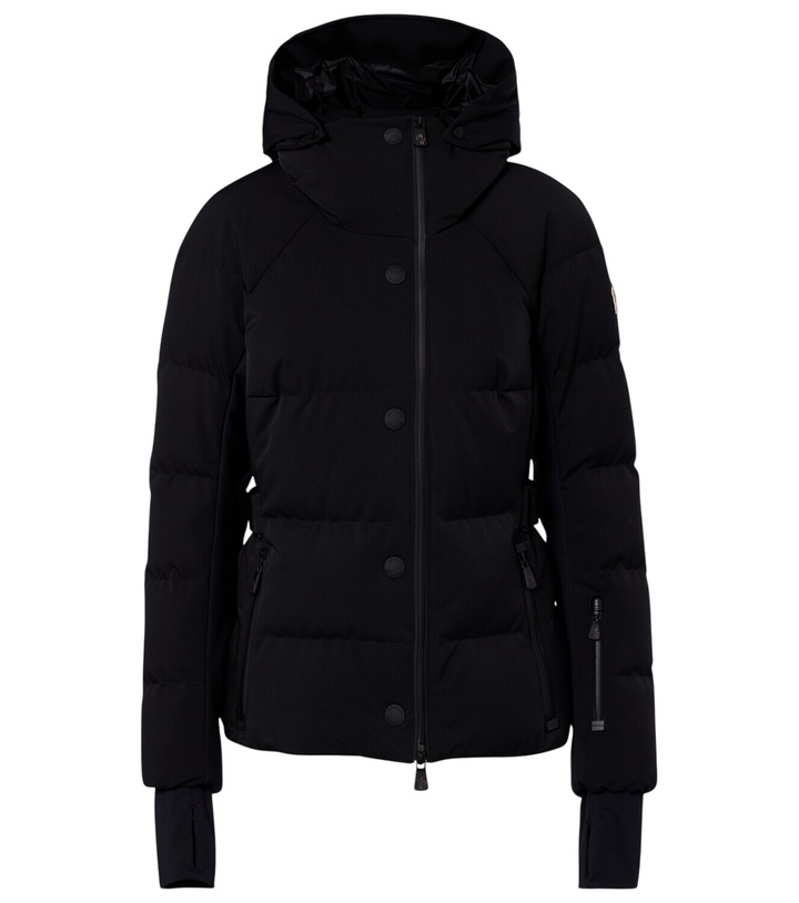 Photo: Moncler Grenoble Guyane hooded down ski jacket