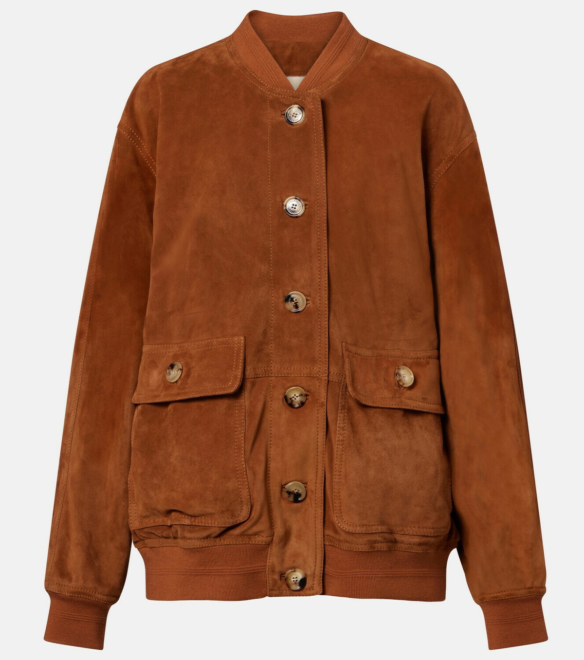 Valentino Caban suede bomber jacket