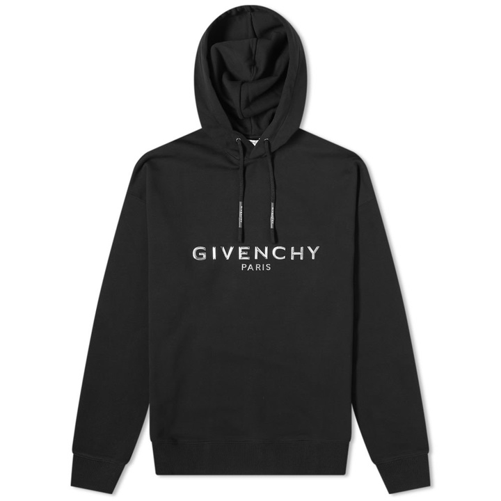 Photo: Givenchy Metallic Logo Hoody