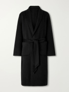 TOTEME - Belted Wool Coat - Black