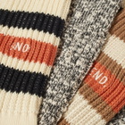 END. x RoToTo 'Camping' - 3 Pack in Ecru/Biscuit/Black