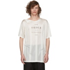Raf Simons Beige New Order Substance Net T-Shirt