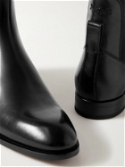 Ermenegildo Zegna - Leather Chelsea Boots - Black