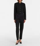 The Row Eranza wool straight pants