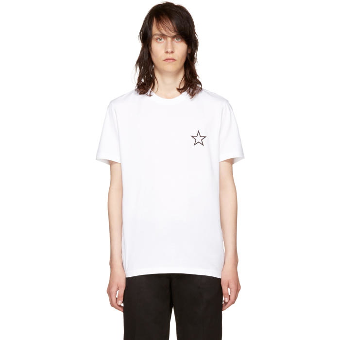 Photo: Givenchy White Star T-Shirt 