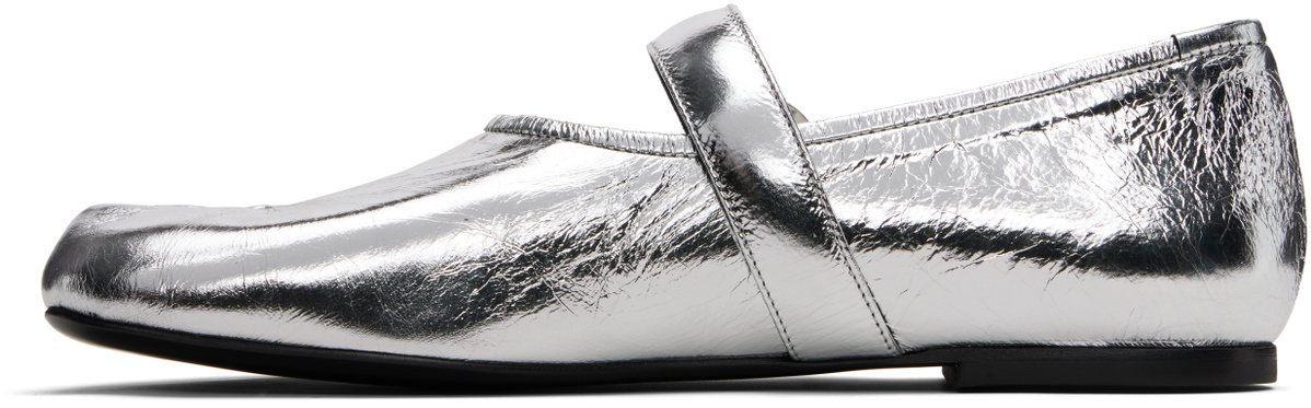 Coperni Silver Five-Toe Ballerina Belt Loafers