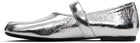 Coperni Silver Five-Toe Ballerina Belt Loafers