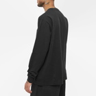 Beams Plus Men's Long Sleeve Pocket T-Shirt in Black