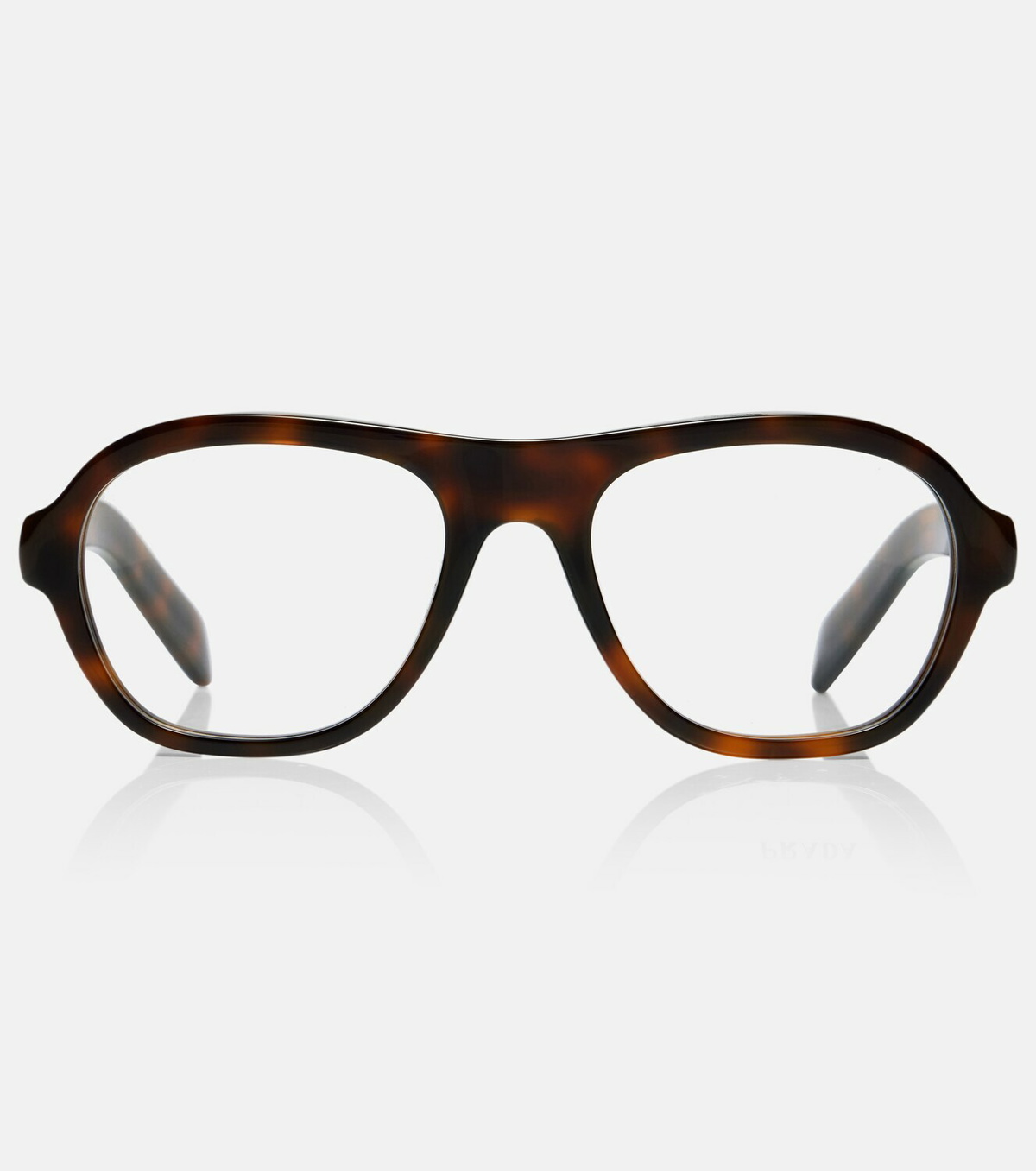 Prada Logo aviator glasses