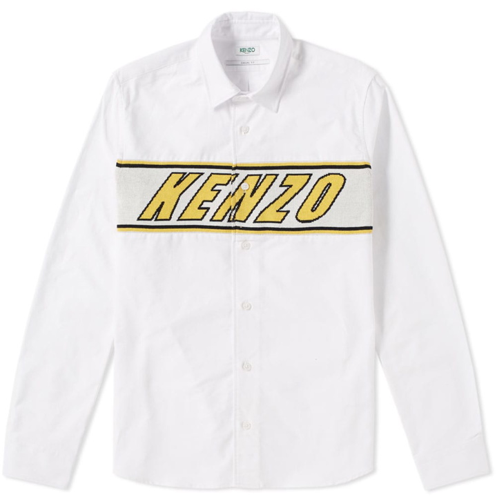 Photo: Kenzo Knitted Insert Logo Shirt
