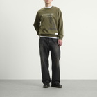 Neighborhood Men's Embroidered Savage Sweatshirt in Olive Drab