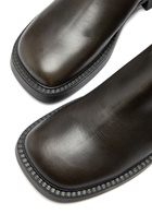 Miista Aron Leather Ankle Boots Brown