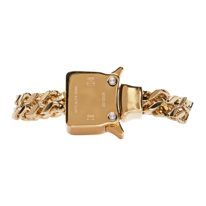Photo: 1017 ALYX 9SM Gold Cubix Chain Bracelet