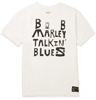 KAPITAL - Bob Marley Printed Cotton-Jersey T-Shirt - White