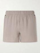 Portal - Marka Liner 5" Mesh-Trimmed Recycled-Shell Running Shorts - Brown