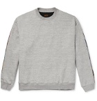 KAPITAL - Patchwork-Panelled Loopback Cotton-Jersey Sweatshirt - Gray