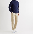 RLX Ralph Lauren - Logo-Embroidered Cotton Half-Zip Golf Sweater - Blue