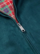 Baracuta - G9 Suede Harrington Jacket - Green