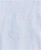 Brooks Brothers Men's Original Polo Button-Down Oxford Shirt Short-Sleeve, Candy Stripe | Blue