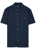 Paige Carillo Cotton Shirt Navy