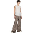 Rick Owens Gray Tower Cargobelas Cargo Pants