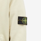 Stone Island Men's Cotton Fleece Garment Dyed Hoodie in Plaster