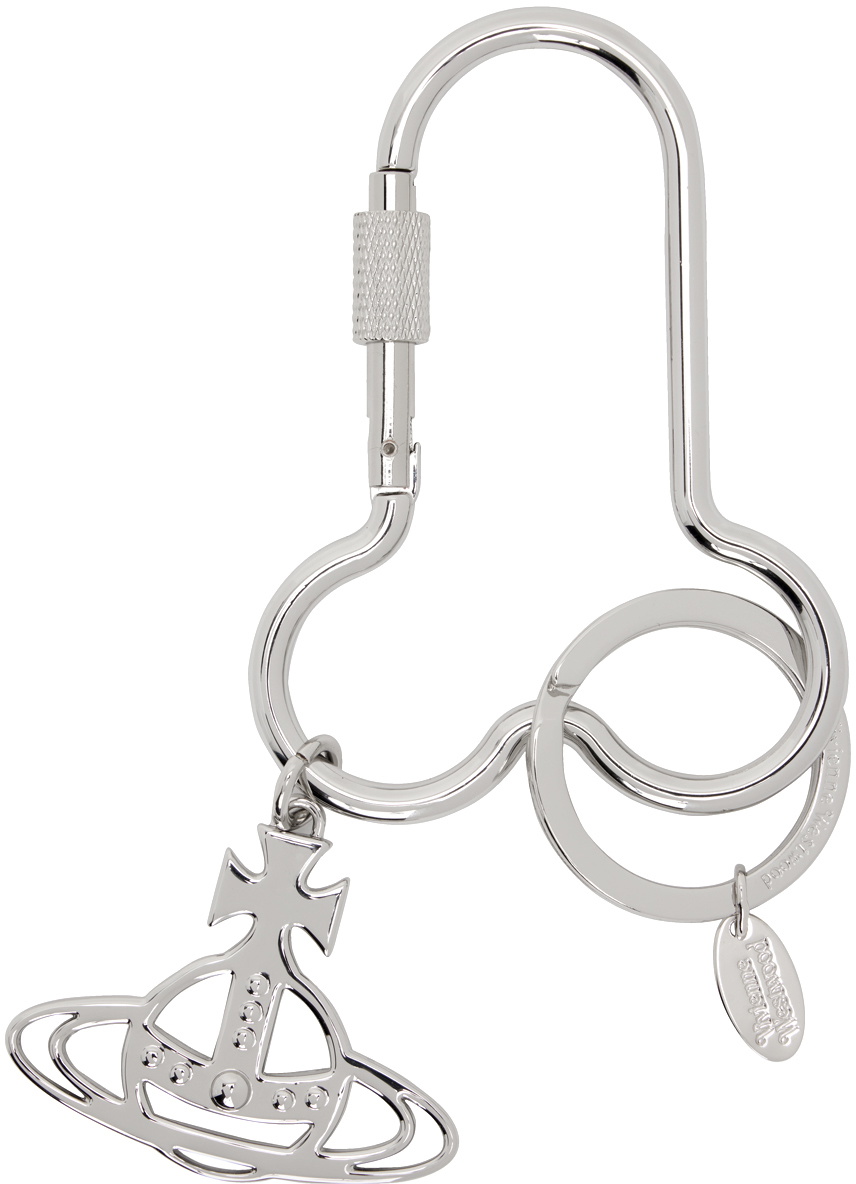 Vivienne Westwood Silver Penis Carabiner Keychain Vivienne Westwood