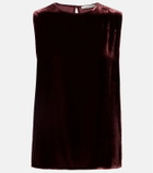 Asceno Trento velvet tank top