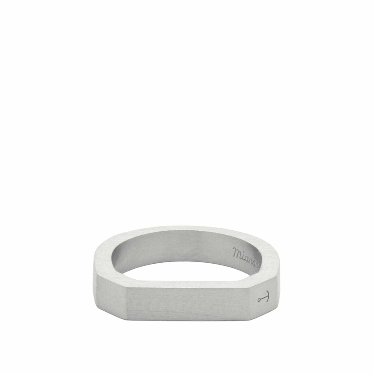 Miansai Men's Hex Plated Ring in Silver