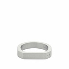 Miansai Men's Hex Plated Ring in Silver
