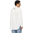 Fear of God White Cotton Wool Oxford Classic Shirt