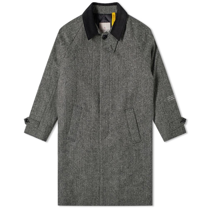 Photo: Moncler Genius - 7 Fragment Oversized Herringbone Wool Coat