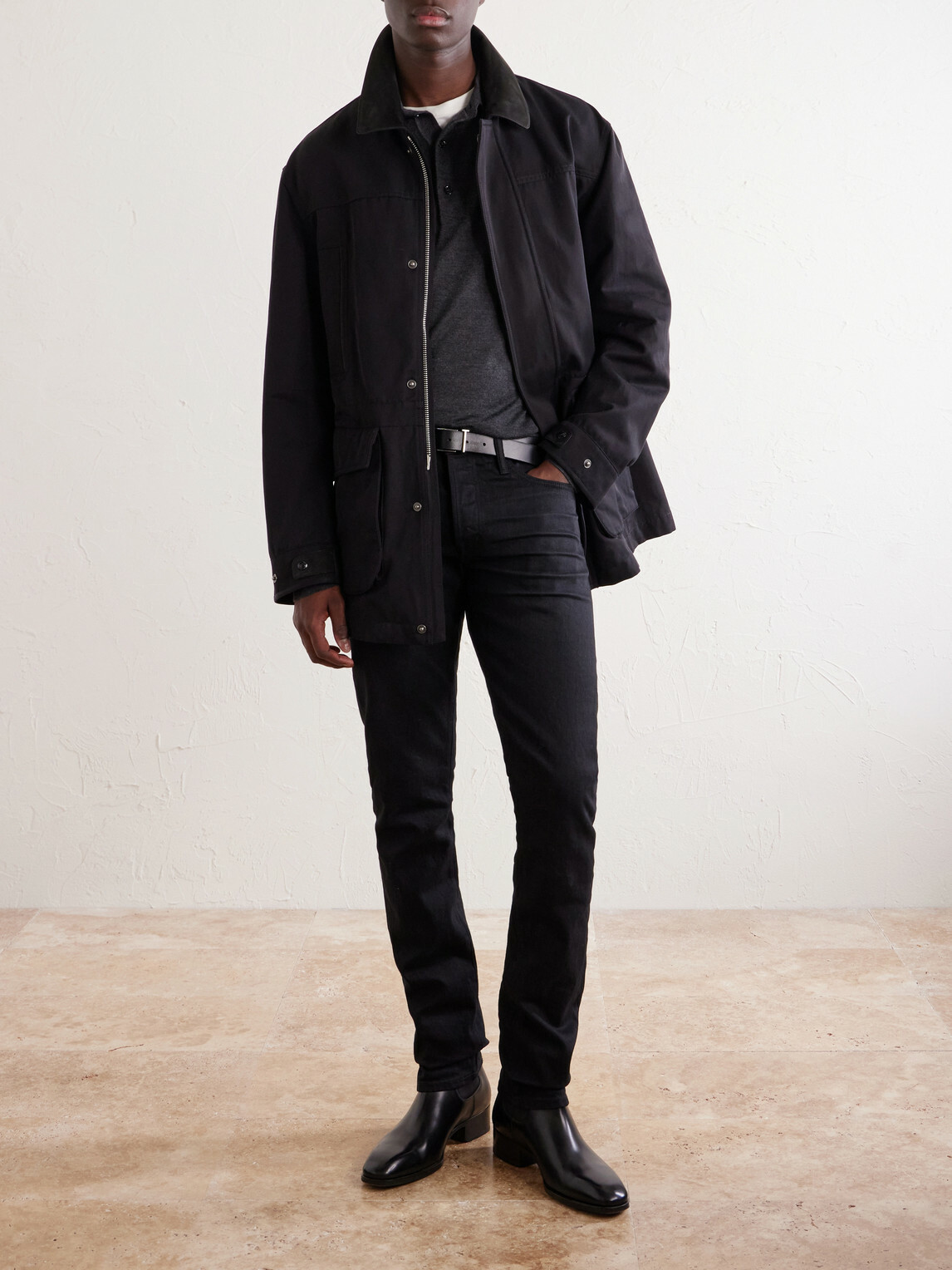 TOM FORD - Slim-Fit Jeans - Black