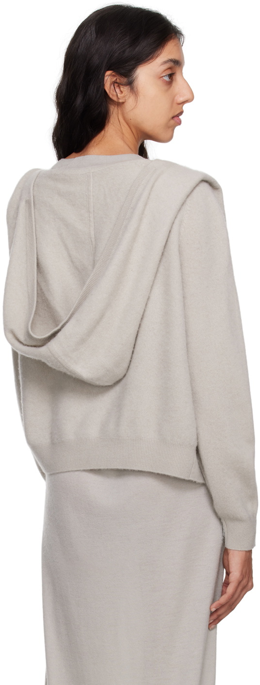 Frenckenberger Gray Mini Bomber Hoodie