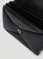 Maxi Stud Shoulder Bag in Black