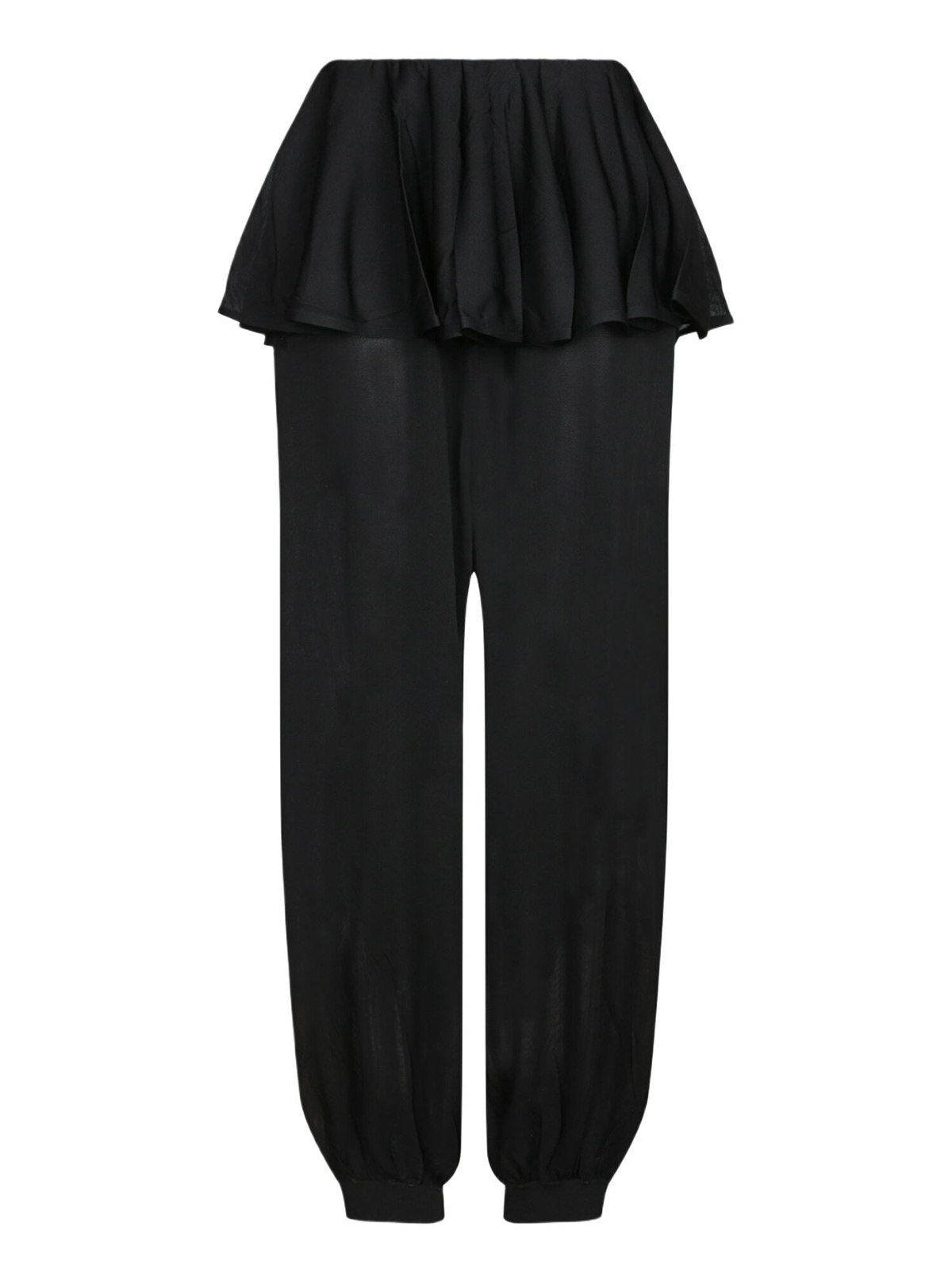 ボトムスその他 Alaia Black balloon pants in viscose knit 26919623_58163933_600.jpg