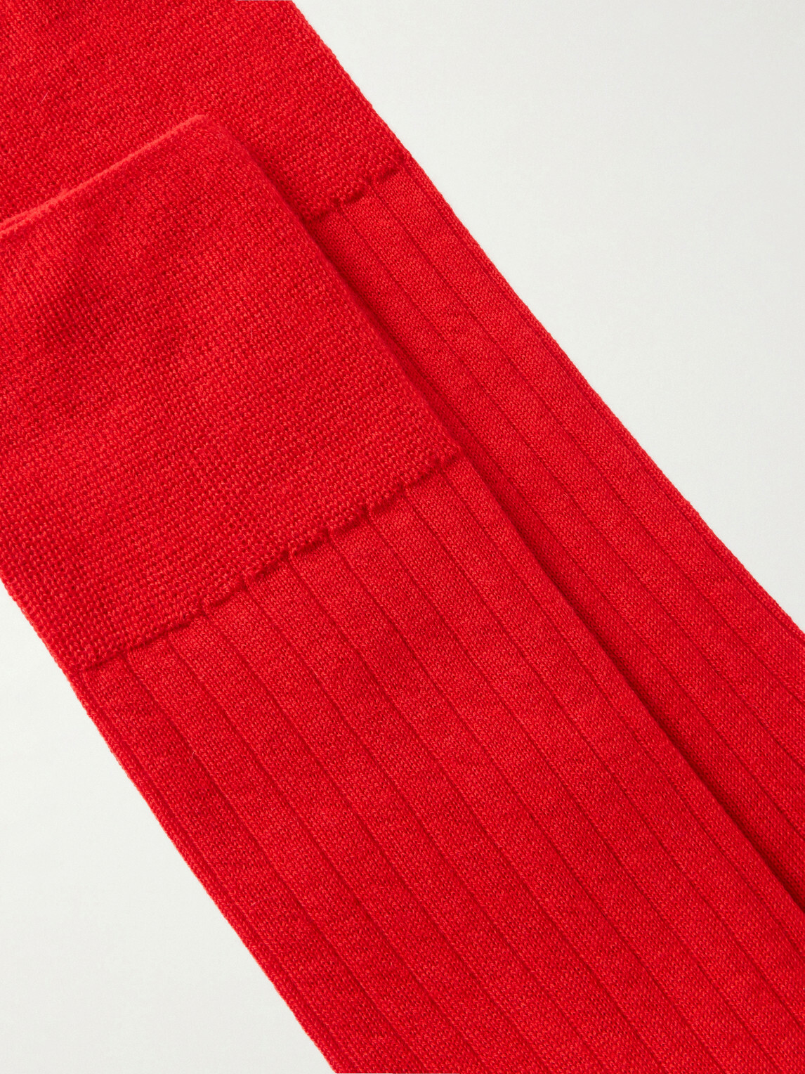Falke - No 2 Ribbed Cashmere-Blend Socks - Red