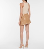 Zeynep Arçay Leather miniskirt