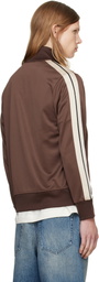Palm Angels Brown Classic Logo Track Jacket
