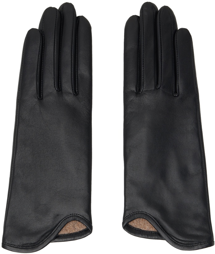 Photo: Mame Kurogouchi Black Asymmetric Gloves