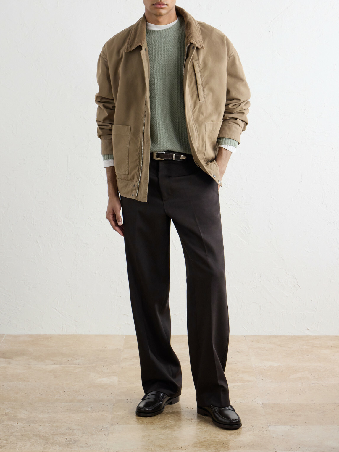 Altea - Wool and Cashmere-Blend Sweater - Green