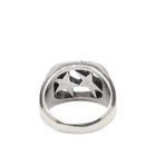TwoJeys Men's Framed Ring in Sterling Silver