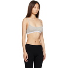 Calvin Klein Collection Gray Sienna Deconstruced Bra