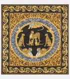 Versace Home Wild Cats cotton satin throw