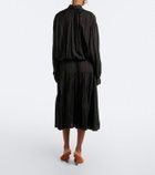 Dries Van Noten Striped midi dress