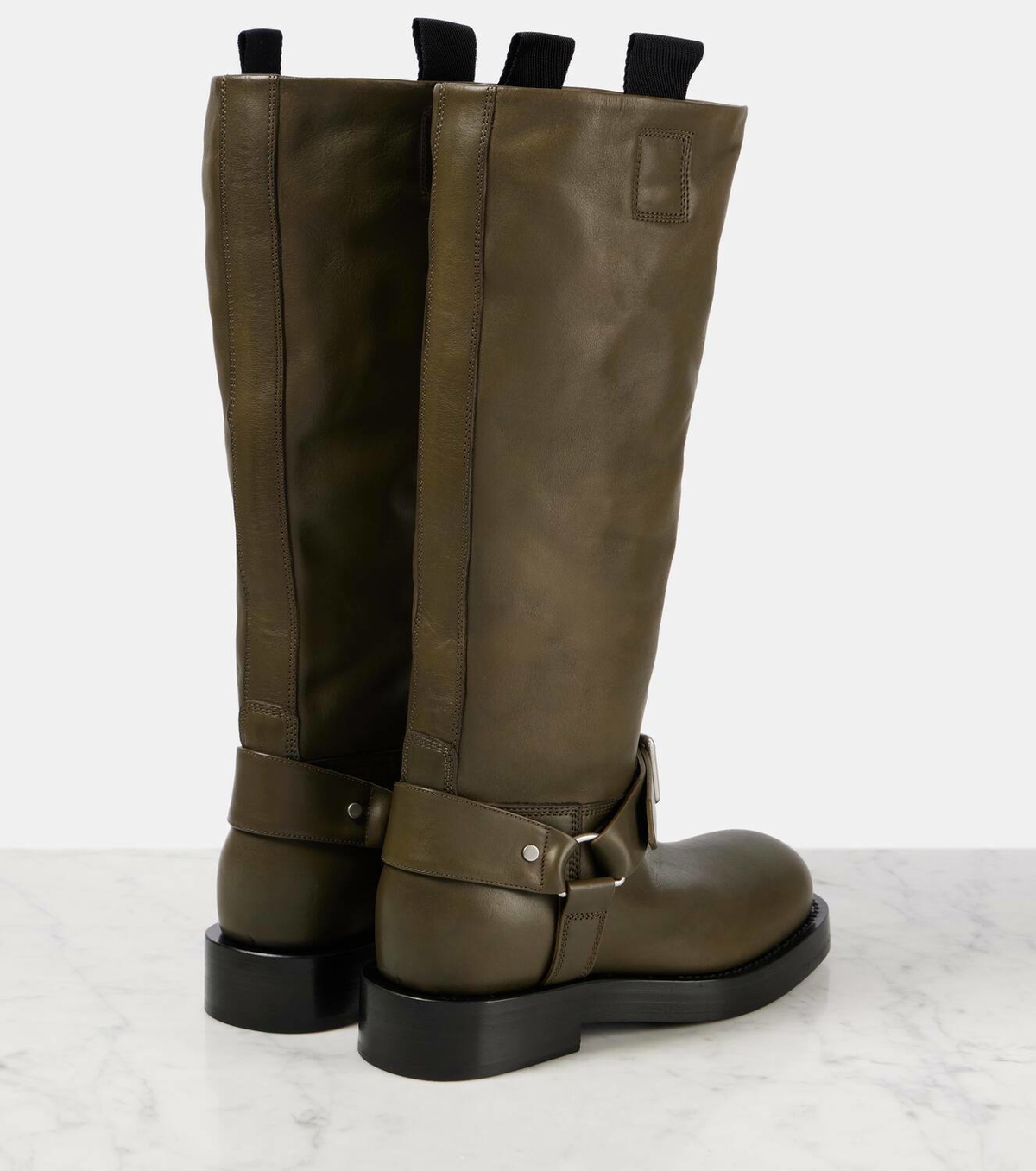 Burberry Leather knee-high boots