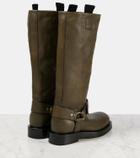 Burberry Leather knee-high boots