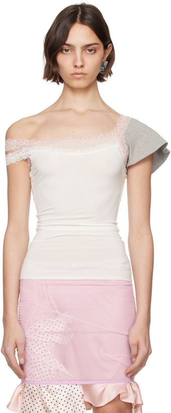 Photo: ALL-IN White Double Tank Top